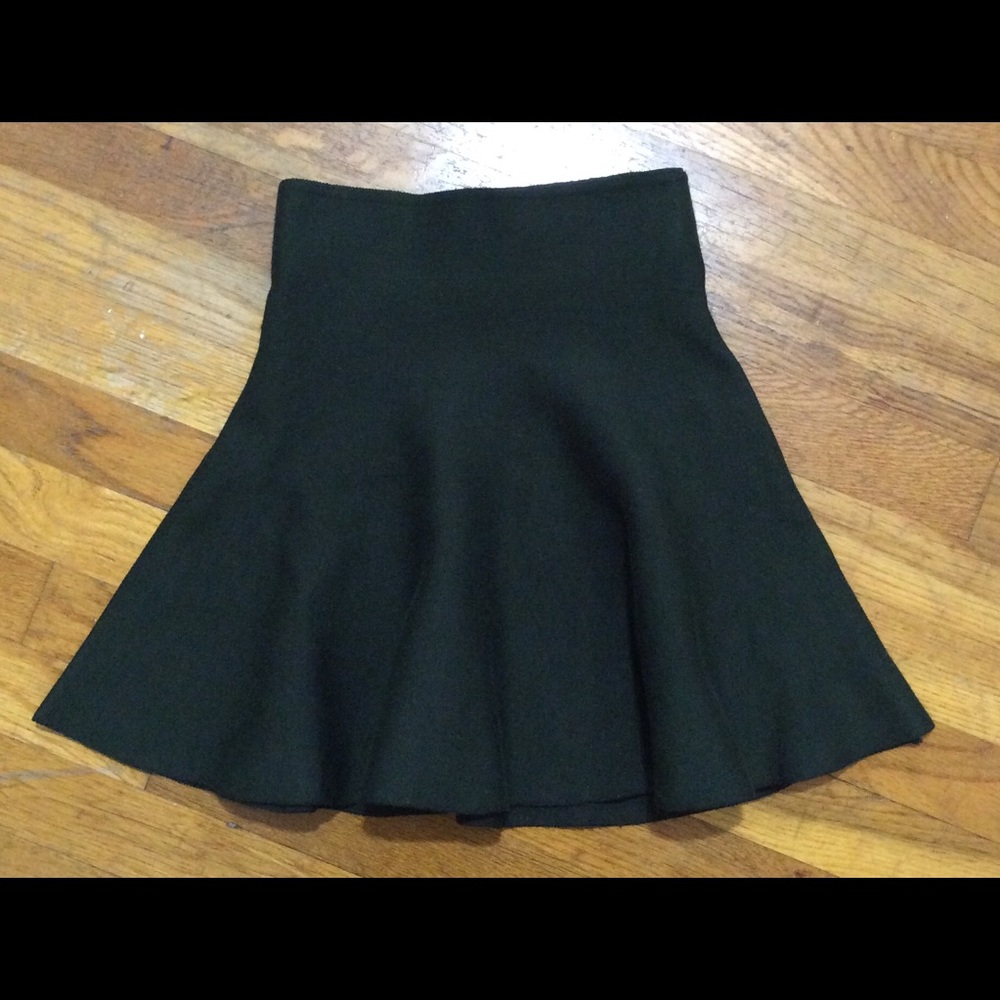 Forever 21 Hunter Green Fit & Flare Mini Skirt XS